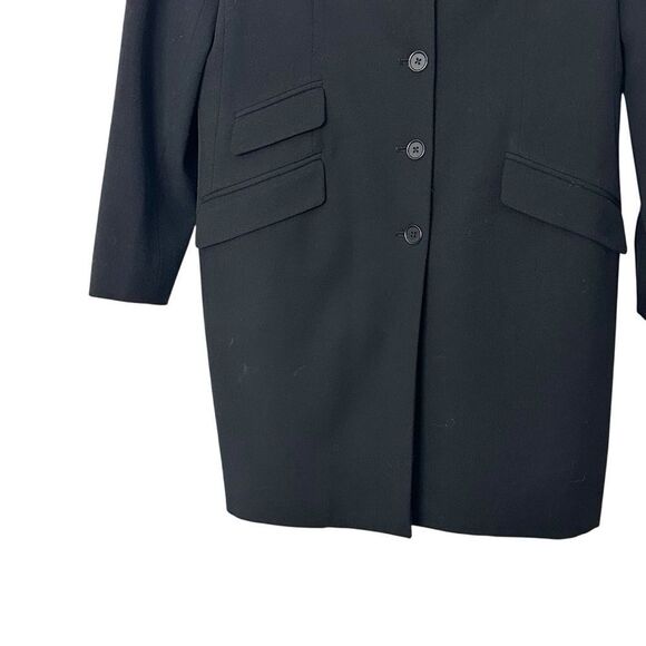 Ralph Lauren Vintage Wool Velvet Collar Long Equestrian Riding Jacket| Size 10P - Picture 5 of 12